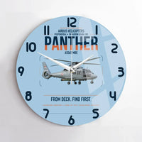 Thumbnail for Airbus Helicopters AS565 MBe Panther design on light blue no frame wall clock