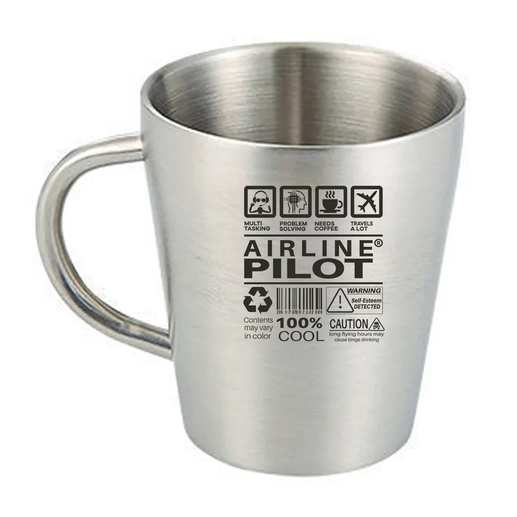 Customisable Airline Pilot Label Mug - view 6