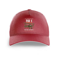 Thumbnail for Fokker Dr.I design on dark red printed hat
