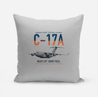 Thumbnail for C-17A Globemaster III design on light gray pillow