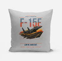 Thumbnail for F-15E Strike Eagle design on light gray pillow