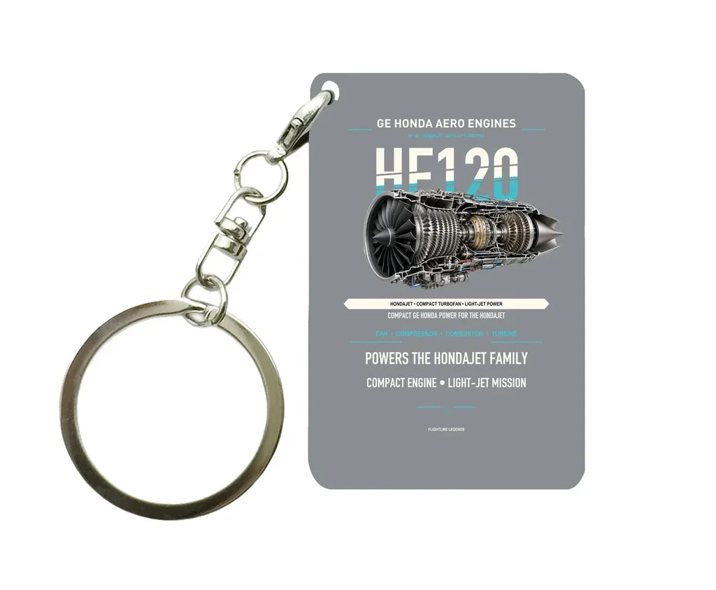 HF120 Key Chain design on gray key chain