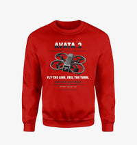 Thumbnail for DJI Avata 2 design on red sweatshirt