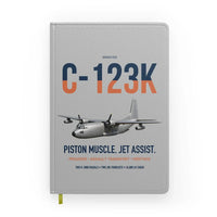 Thumbnail for C-123K Provider design on light gray notebook