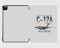 Thumbnail for C-17A Globemaster III design on light gray ipad tablet case