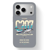 Thumbnail for Cessna T207A Stationair 8 design on gray magsafe iphone case, for iPhone 17 Pro