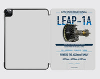 Thumbnail for CFM LEAP-1A design on light gray ipad tablet case