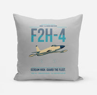 Thumbnail for F2H-4 Banshee design on light gray pillow