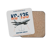 Thumbnail for KC-135 STRATOTANKER design on light gray 1 piece coaster