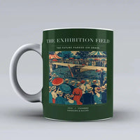 Thumbnail for VINTAGE G4322 - The Exhibition Field - Ceramic Mug design on darkgreen