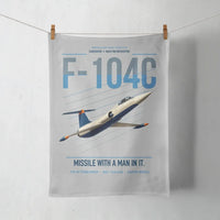 Thumbnail for F-104C Starfighter design on light gray towel