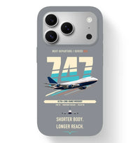 Thumbnail for Boeing 747SP design on gray magsafe iphone case