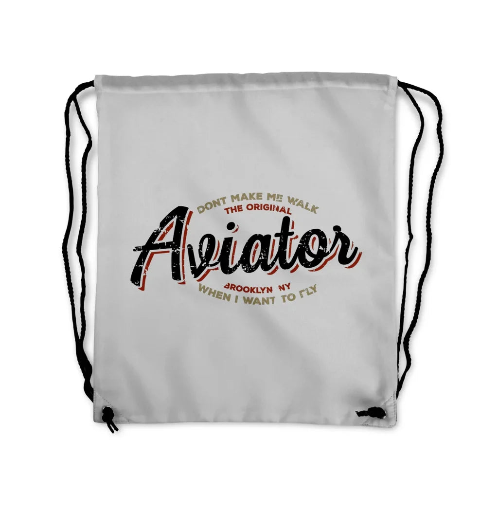 Aviator Drawstring Bag - view 6