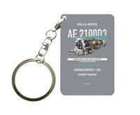 Thumbnail for AE 2100D3 Key Chain design on gray key chain