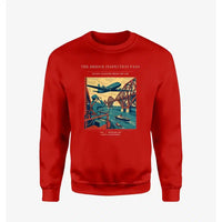 Thumbnail for VINTAGE G4482 - The Bridge Inspection Pass - Designed Sweatshirts design on red