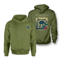 Thumbnail for VINTAGE G4505 - The Sandbag Hangar - Double-Side Hoodie design on greenarmy double side