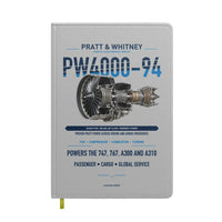 Thumbnail for PW4000-94 design on light gray notebook