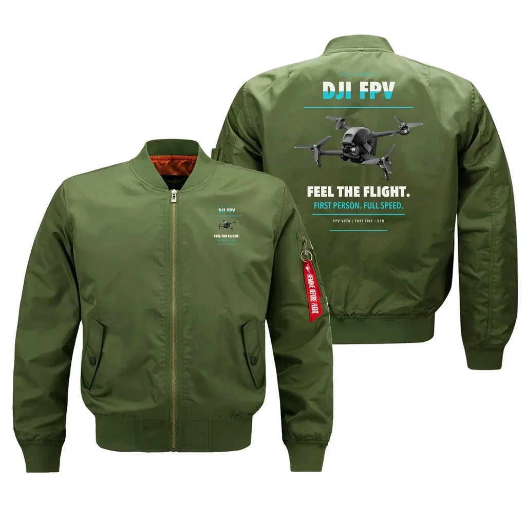 DJI FPV design on green bomber