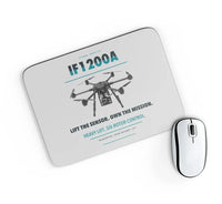 Thumbnail for Inspired Flight IF1200A design on light gray rectangle mouse pad