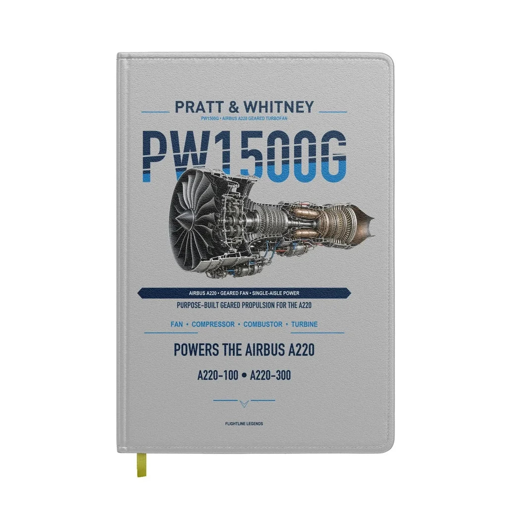 PW1500G design on light gray notebook