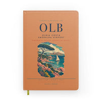 Thumbnail for Olbia Costa Smeralda Airport (OLB) design on orange notebook