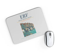 Thumbnail for Erfurt-Weimar Airport (ERF) design on light gray rectangle mouse pad