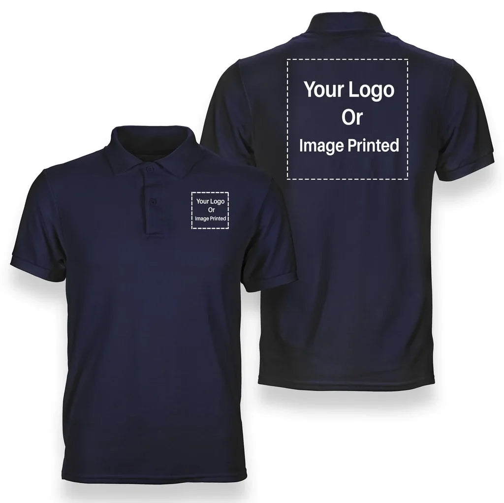 Customisable Double Logo Polo Shirt - view 6