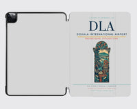 Thumbnail for Douala International Airport (DLA) design on light gray ipad tablet case