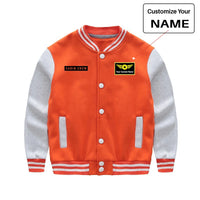 Thumbnail for Cabin Crew Text Baseball Jacket - view 7