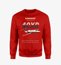 Thumbnail for Bombardier Learjet 40XR design on red sweatshirt