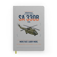 Thumbnail for Aérospatiale SA 330B Puma design on light gray notebook