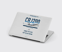 Thumbnail for Bombardier CRJ200 design on light gray MacBook case