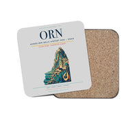 Thumbnail for Ahmed Ben Bella Airport (ORN) design on light gray 1 piece coaster
