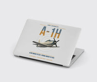 Thumbnail for A-1H Skyraider design on light gray MacBook case