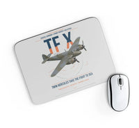 Thumbnail for Bristol Beaufighter TF X design on light gray rectangle mouse pad
