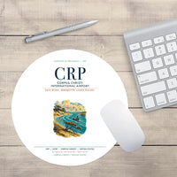 Thumbnail for Corpus Christi International Airport (CRP) design on white round mouse pad