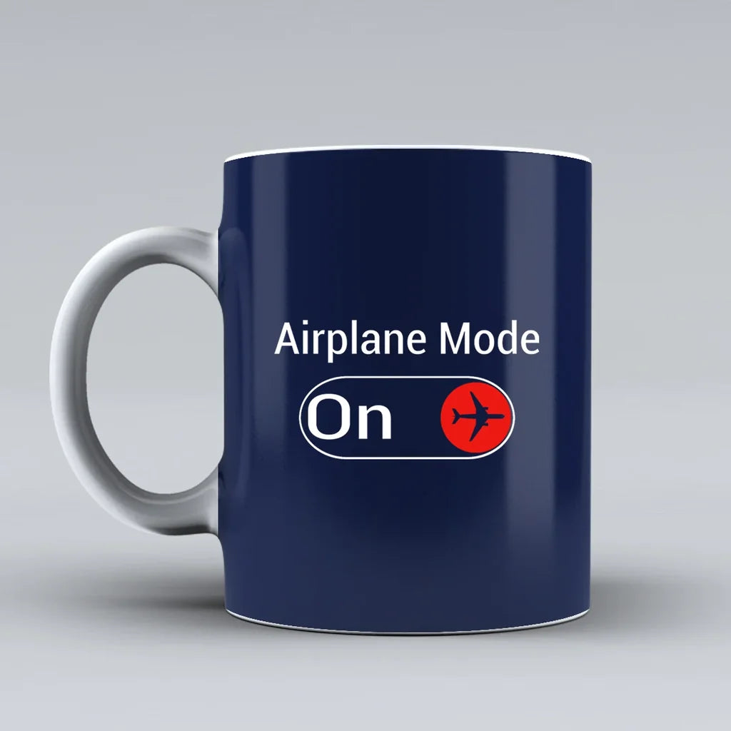 Customisable Airplane Mode Mug - view 6