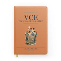 Thumbnail for Venice Marco Polo Airport (VCE) design on orange notebook