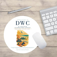 Thumbnail for Al Maktoum International Airport (DWC) design on white round mouse pad