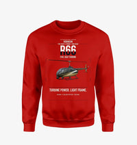 Thumbnail for Robinson R66 design on red sweatshirt