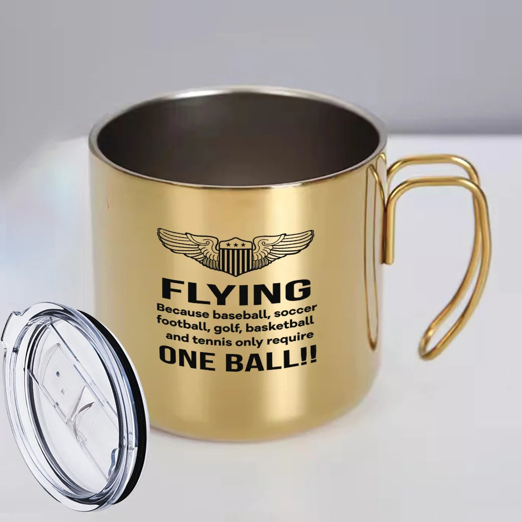 Customisable Flying One Ball Mug - view 6