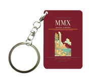 Thumbnail for Malmo Airport (MMX) design on dark red key chain