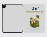 Thumbnail for Husein Sastranegara International Airport (BDO) design on light gray ipad tablet case