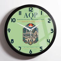 Thumbnail for Rodriguez Ballon International Airport AQP Wall-Clock Framed - Light Green