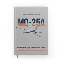 Thumbnail for MQ-25A STINGRAY design on light gray notebook