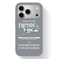 Thumbnail for Cessna Citation Encore+ design on gray magsafe iphone case, for iPhone 17 Pro