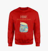 Thumbnail for Borg El Arab Airport (HBE) design on red sweatshirt