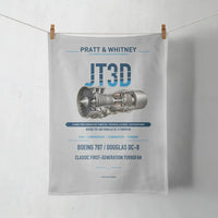 Thumbnail for JT3D design on light gray towel