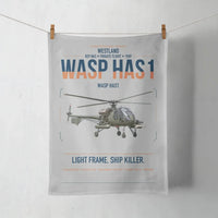 Thumbnail for Westland Wasp HAS1 design on light gray towel