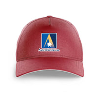 Thumbnail for Ansett Australia logo printed on dark red cap